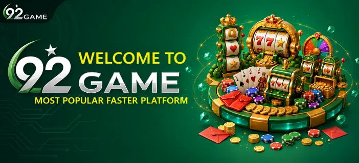 Welcome to 92 Game - Pakistan's Most Popular Gaming Platform